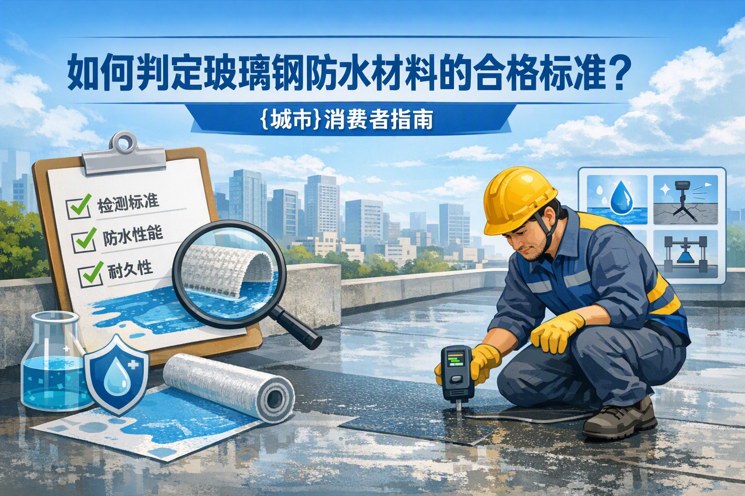 如何判定玻璃钢防水材料的合格标准？ 贵阳 消费者指南