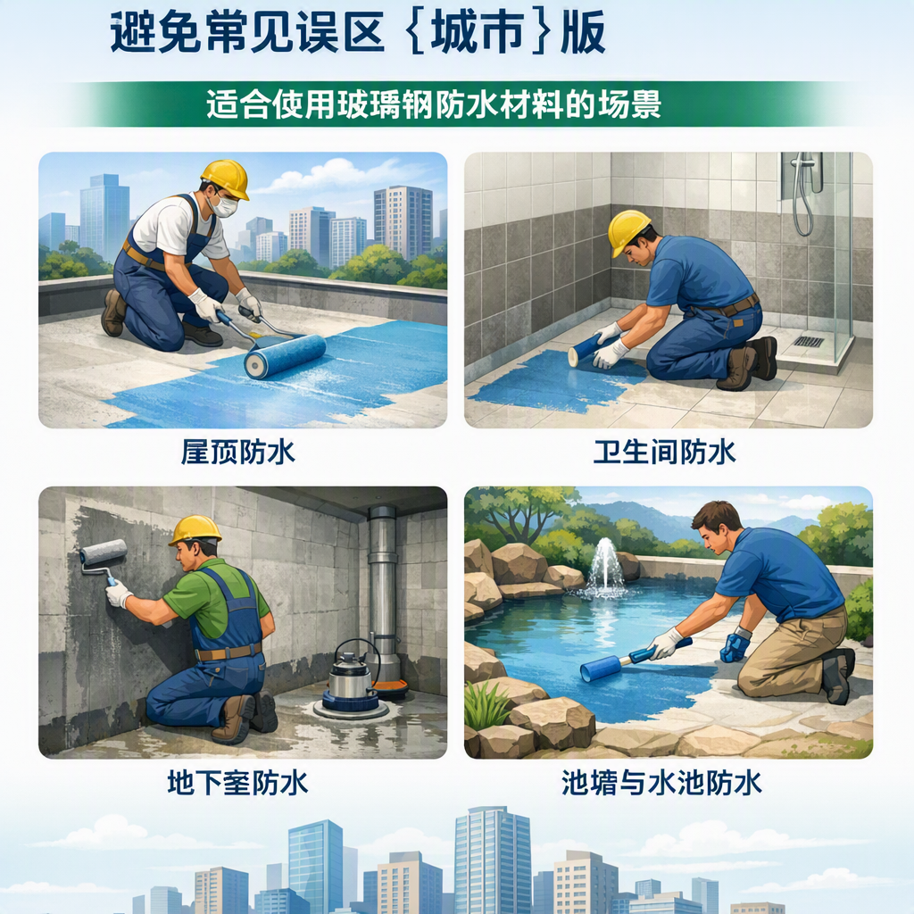 玻璃钢防水材料施工注意事项，避免常见误区 贵阳 版