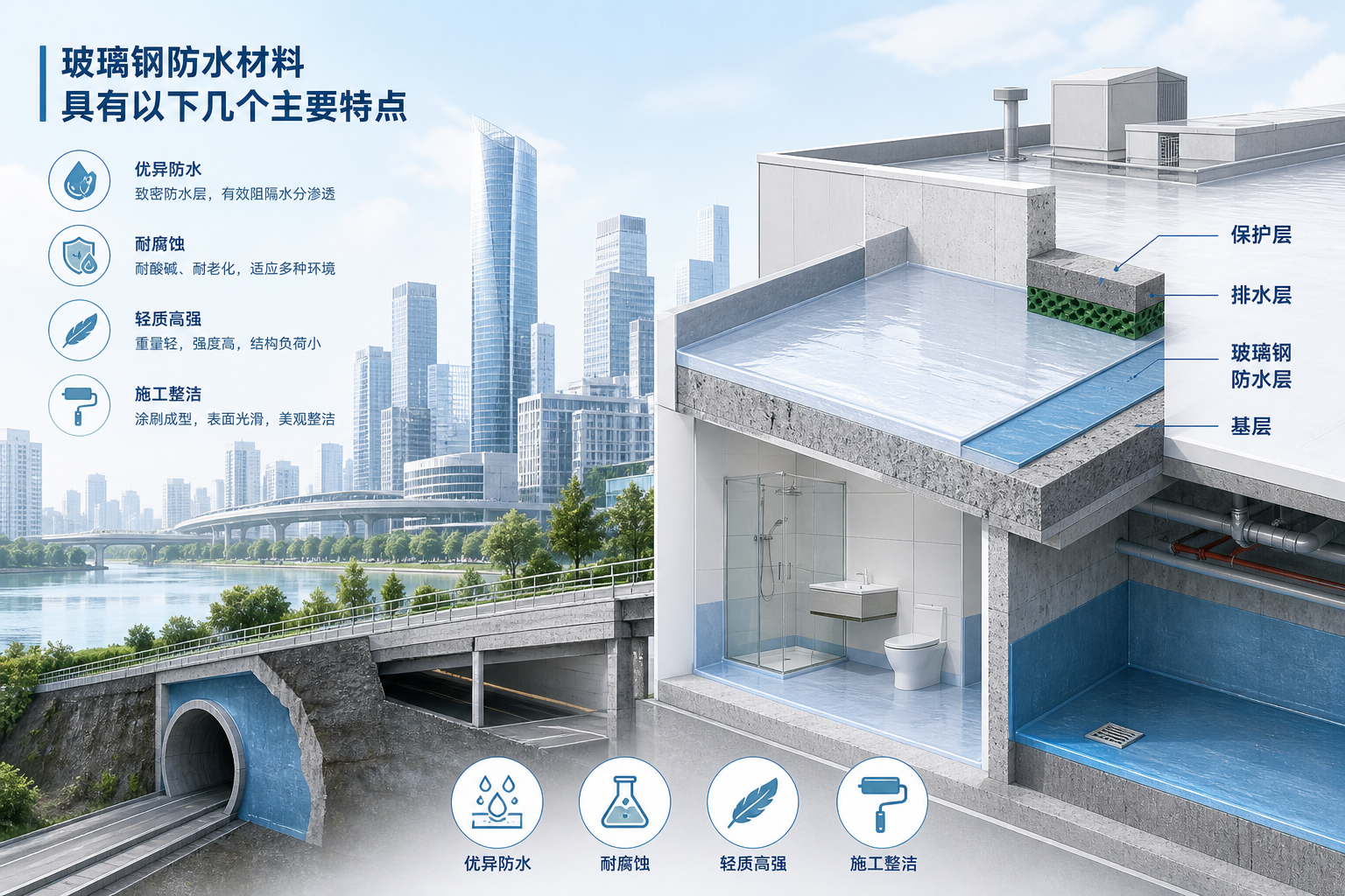 2023年玻璃钢防水材料市场趋势分析，关注 贵阳 发展